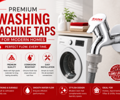 Premium Washing Machine Taps for Modern Homes