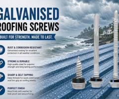 Galvanised Roofing Screws for Strong Protection