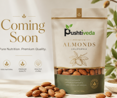 Looking for Premium Organic Almonds? Choose Pushtiveda for Pure Nutrition