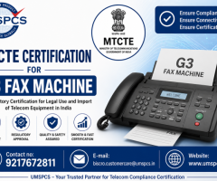 MTCTE Certification for G3 Fax Machine