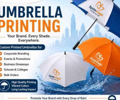 Umbrella Printing Services for Corporate Events & Promotions