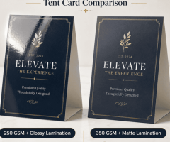 Tent Card Printing Online | Custom Tent Cards | Tagsen