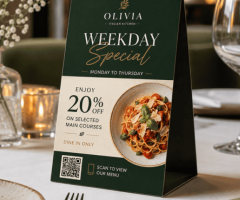 Tent Card Printing Online | Custom Tent Cards | Tagsen - 2