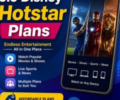 Find Suitable Jio Disney Hotstar Plans for Streaming Online