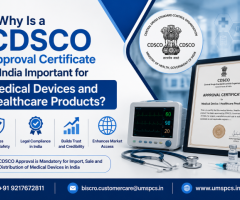 CDSCO Approval Certification India