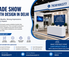 Trade Show Booth Design in Delhi – Innovative Exhibition Stall Solutions