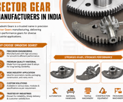 Custom Sector Gear Solutions in India