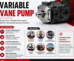 Variable Vane Pump for Industrial Applications