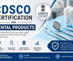 CDSCO Certification for Dental Products