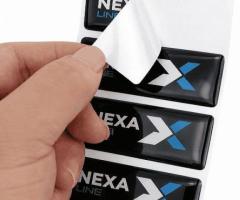 Dome Sticker Printing Online India | Custom 3D Labels | Tagsen