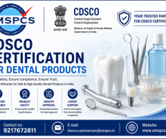 CDSCO Certification for Dental Products