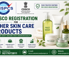 CDSCO Registration for Other Skin Care Products