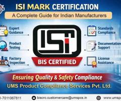 ISI Certification Cost