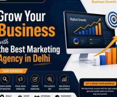 Grow Your Business with the Best Marketing Agency in Delhi