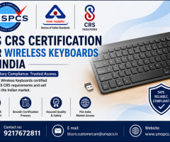 BIS CRS Certification for Wireless Keyboards in India