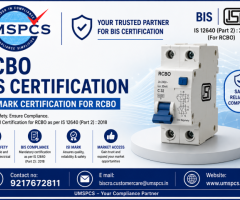 ISI Mark Certification for RCBO