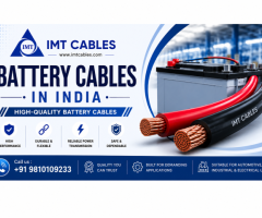 Battery Cables in India | Reliable & Durable Battery Cables | IMT Cables
