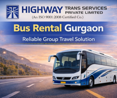 Bus on Hire in Gurgaon for Smooth & Comfortable Group Travel