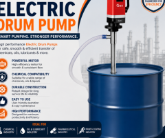 Electric Drum Pump Manufacturers in India for Reliable Fluid Handling