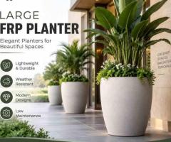 Large FRP Planter Manufacturer for Stylish Landscaping Solutions