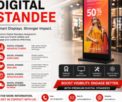 Digital Standee Manufacturers in India for Modern Brand Promotion