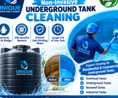 Safe & Professional Non-Invasive Underground Tank Cleaning