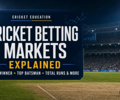 Cricket Betting Markets Explained (Match Winner, Top Batsman & More)