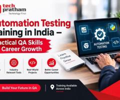 Automation Testing Training in India – Practical QA Skills for Career Growth