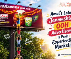 Amul’s Latest Janmashtami OOH Advertisement Is Peak Experiential Marketing | Vigyapan Mart
