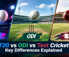 T20 vs ODI vs Test Cricket Key Differences Explained