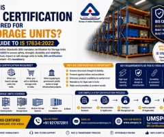 BIS ISI Certification for Storage Units