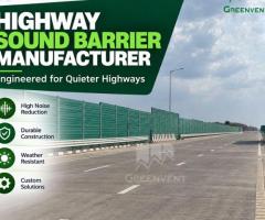 Highway Sound Barrier Manufacturer for Roadside Noise Control