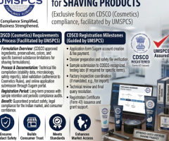 CDSCO Registration for Shaving Products