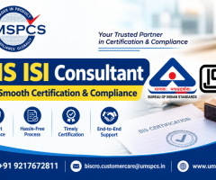 BIS ISI Consultant for Smooth Certification & Compliance