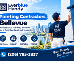 Painting Contractors Bellevue | Reliable Commercial Painting Services by Everblue Handy