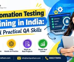 Automation Testing Training in India: Build Practical QA Skills