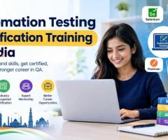Automation Testing Certification Training in India: What Skills Can You Build