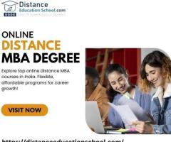 Distance Education MBA: Admission Open