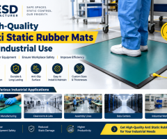 High-Quality Anti Static Rubber Mats for Industrial Use
