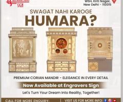 Best Corian mandir/temple manufacturers in Kirti Nagar, Delhi