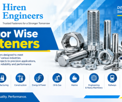 Sector Wise Fasteners - Hiren Engineers