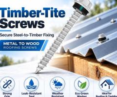 Tite Screws for Secure Metal-to-Wood Roofing