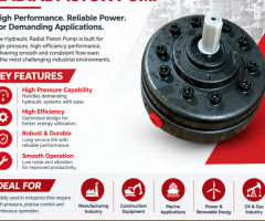 Hydraulic Radial Piston Pump for Industrial Use
