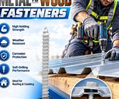 Metal to Wood Fastening System for Roofing and Cladding | Boltex Fasteners