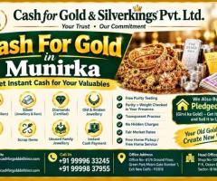 Cash For Gold in Munirka with Free Home Service