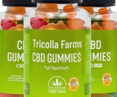 Tricolla Farms CBD Gummies with THC-Free, Vegan-Friendly Formula