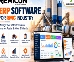 ERP Software for RMC Industry | REMICON Concrete Plant ERP