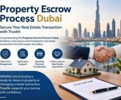 Property Escrow Process Dubai – Secure Real Estate Deals with TrustIn