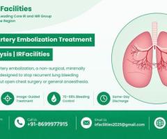 Bronchial Artery Embolization Treatment for Hemoptysis | IRFacilities