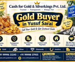 Gold Buyer in Yusuf Sarai for Family Expenses
